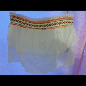 American Eagle Ruffle Crop Top